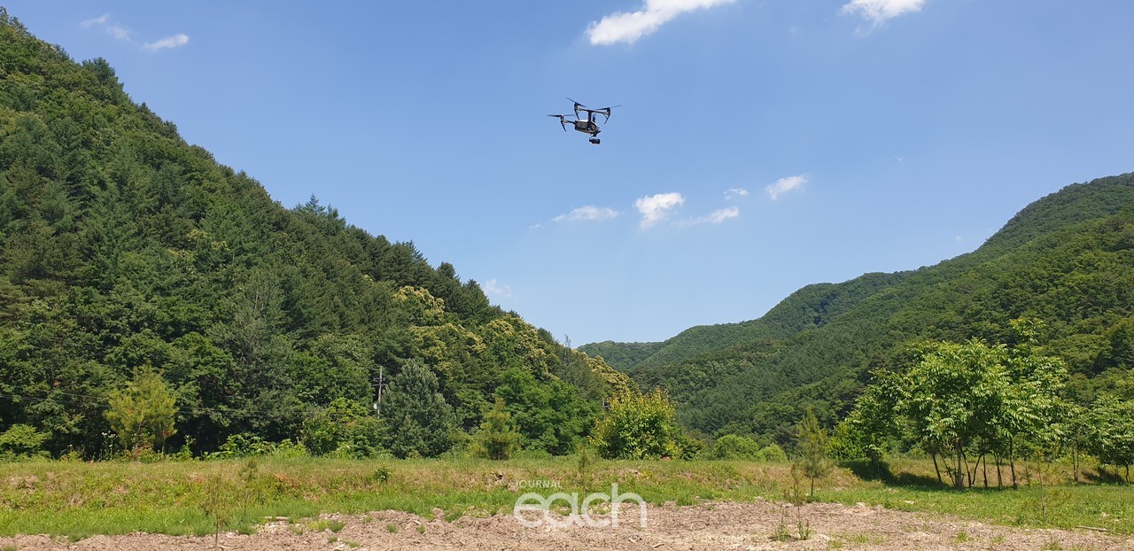 드론 운영 사진 (자료제공 : 경기도)