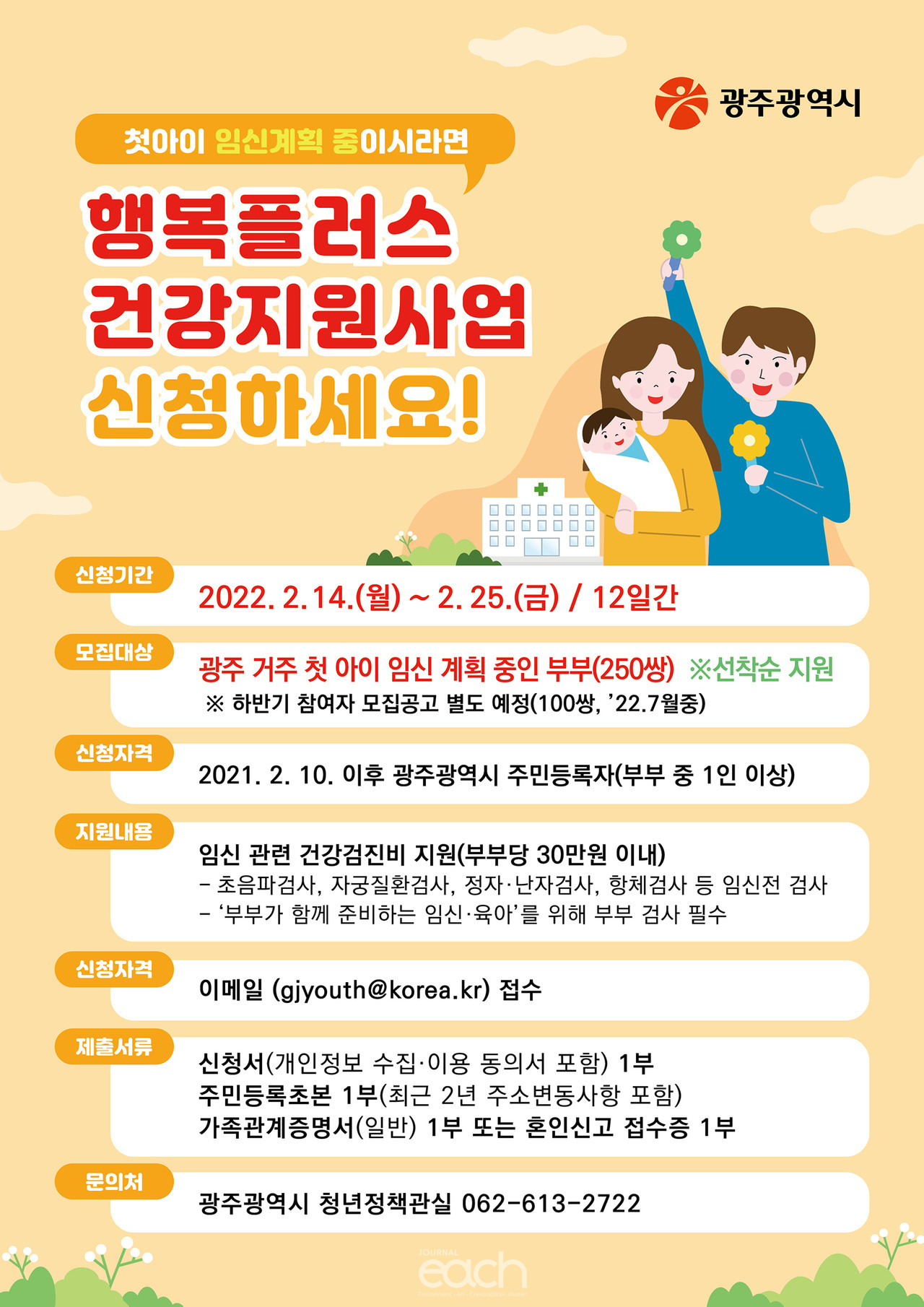 카드뉴스(행복플러스건강지원사업) (자료제공 : 광주광역시)