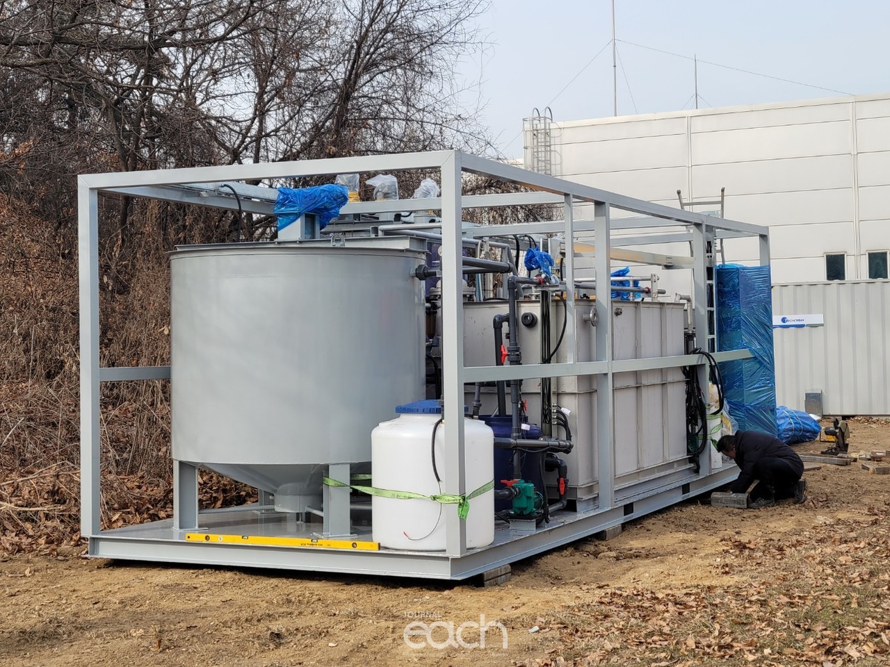 신천하수처리장 실증화 (자료제공 : 경기도)