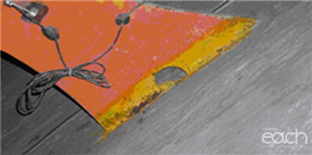 (c) 앵커블럭내 부식된 앵커바