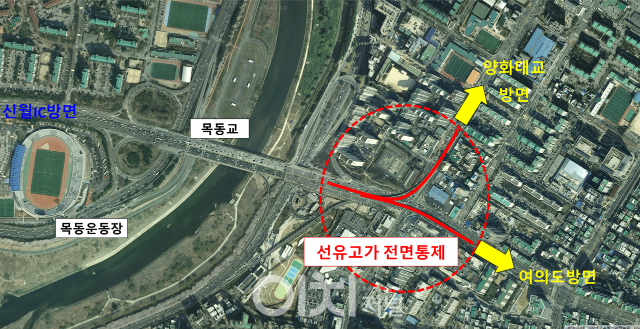 선유고가 위치도 (자료제공 : 서울시)