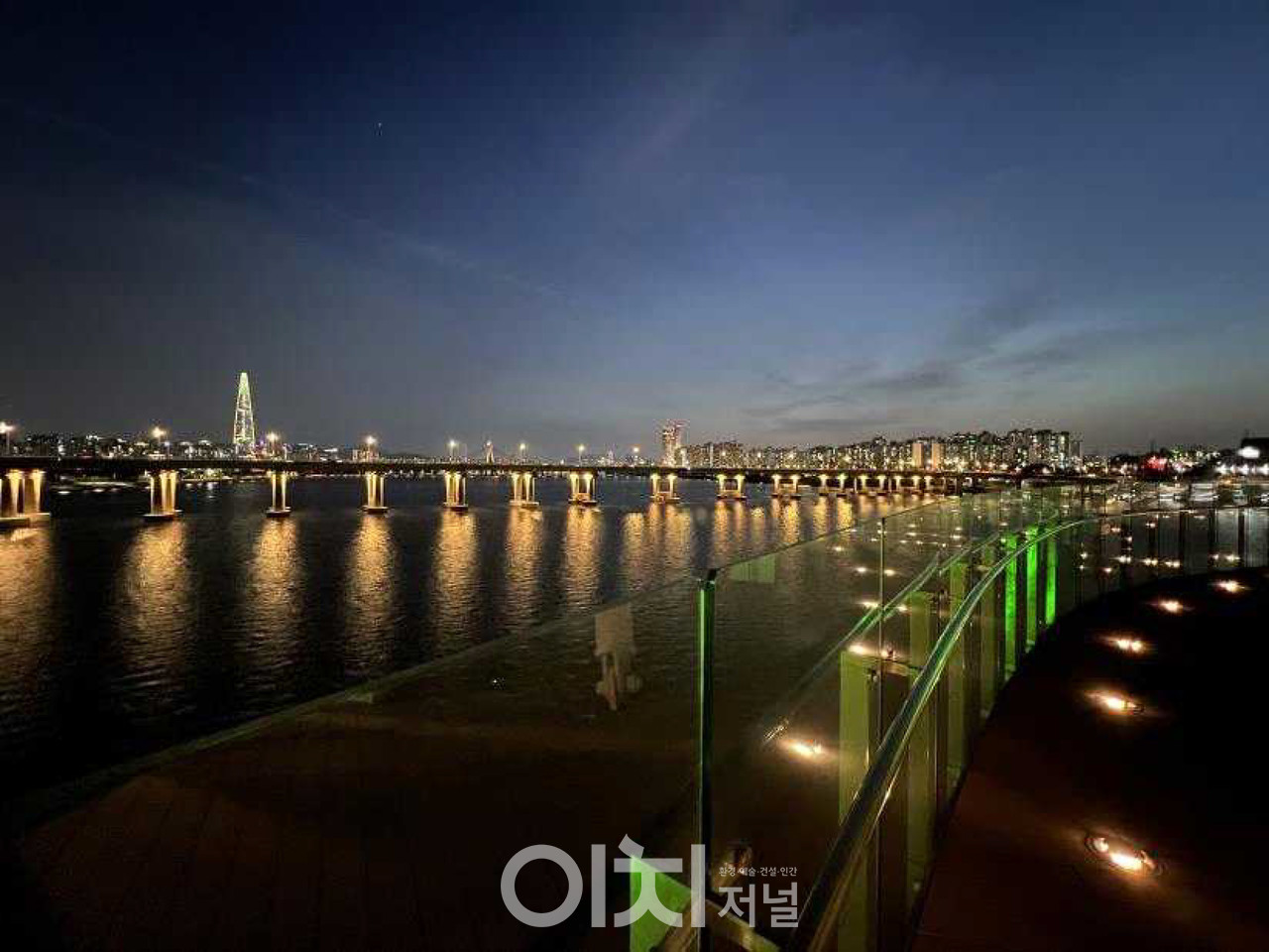 광진교8번가에서 바라본 한강 야경 (자료제공 : 서울시)