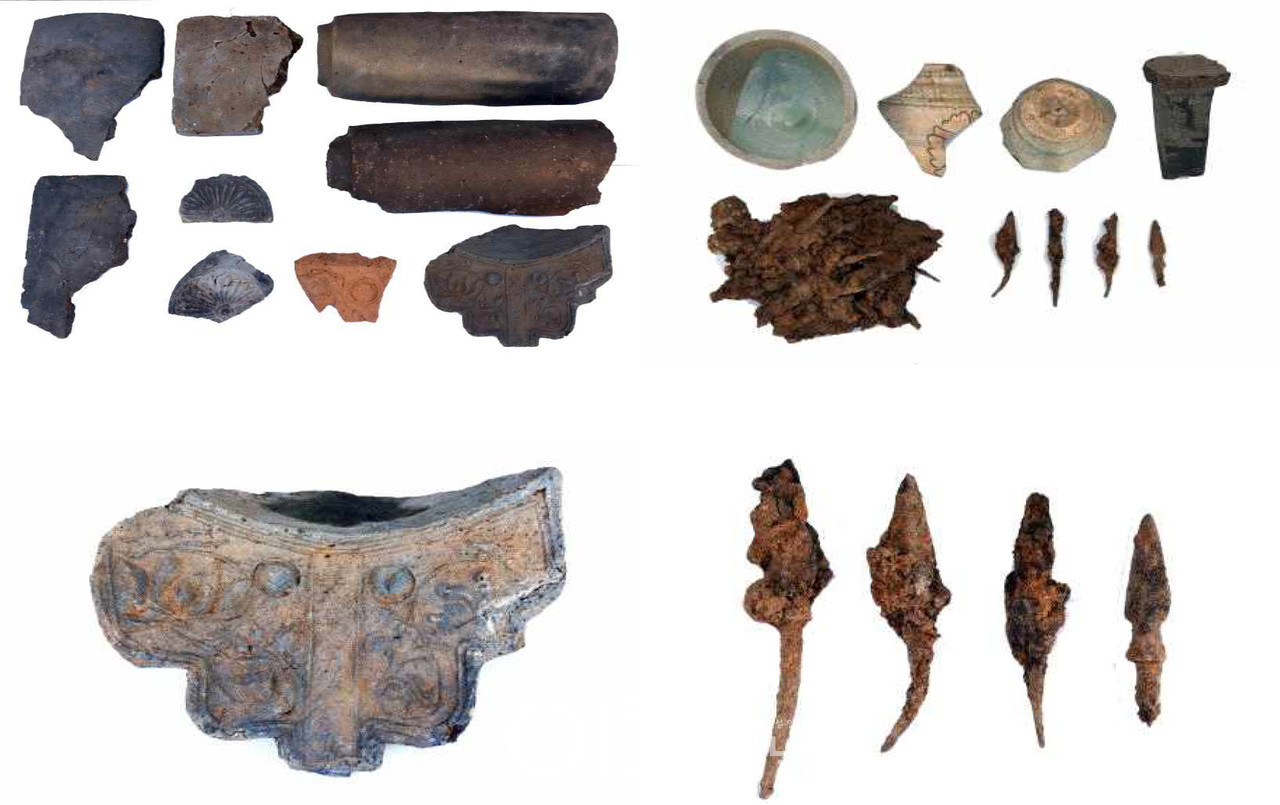 천성진성 출토물 (자료제공 : 부산시)