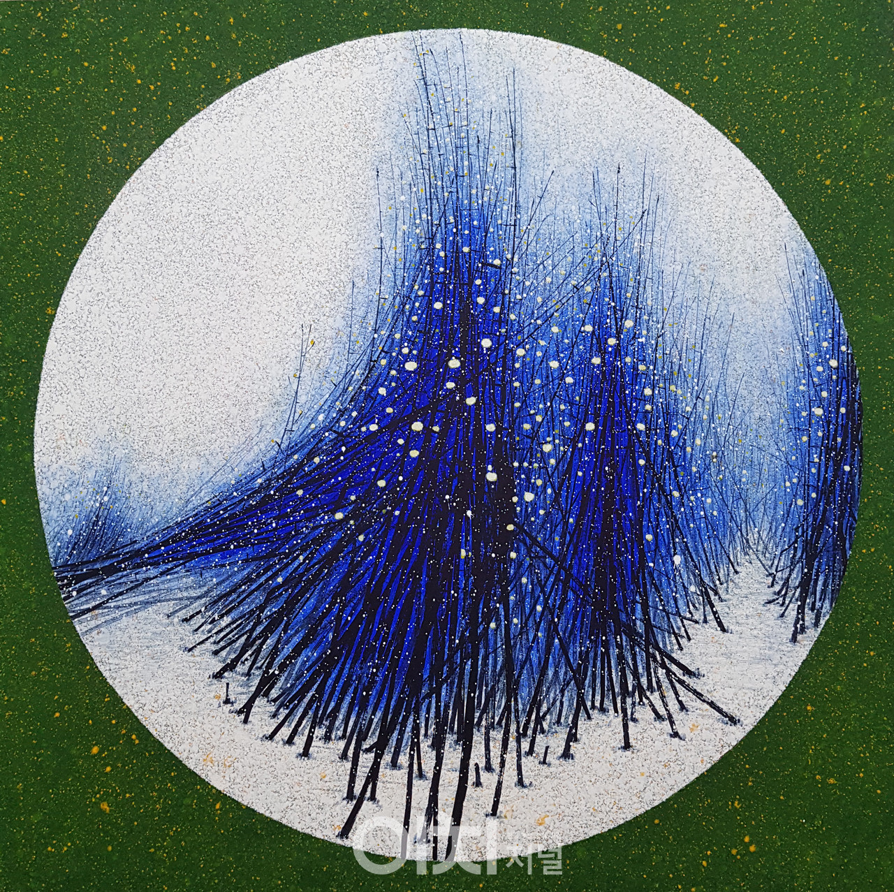 작 품 명: 20꿈에 물들다 크 기: 91×91 재 료: Mixed Media 제작연도: 2020