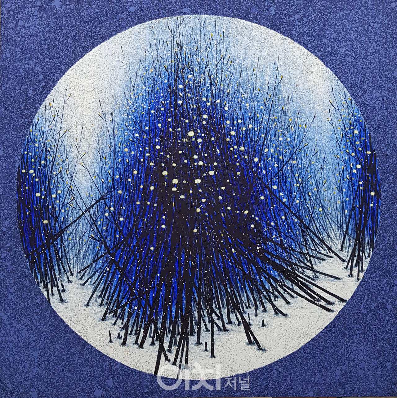 작 품 명: 20꿈에 물들다 크 기: 91×91 재 료: Mixed Media 제작연도: 2020