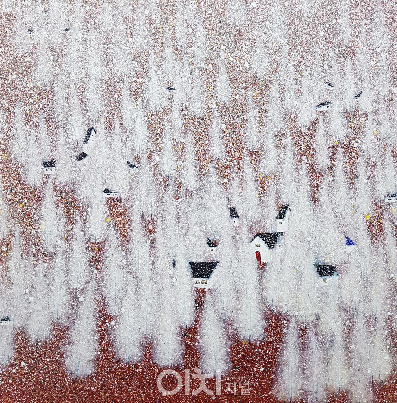 작 품 명: 20꿈에 물들다 크 기: 90×90재 료: Mixed Media 제작연도: 2020