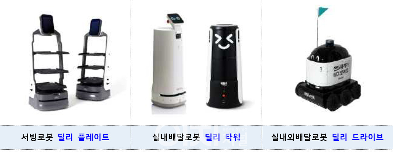 배달로봇 실증 제품 (자료제공 : 서울시)