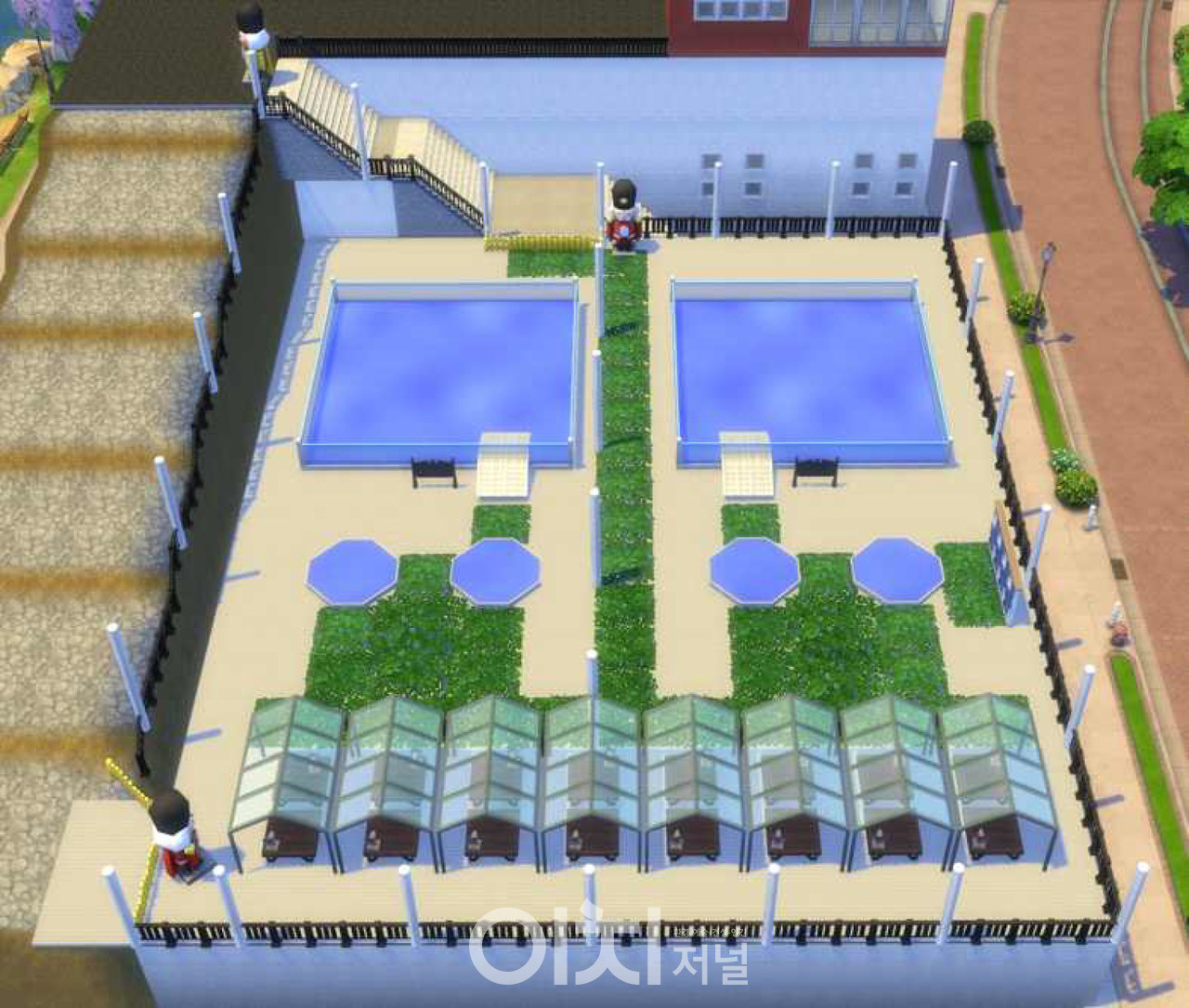 물놀이장 설치(안) (자료제공 : 대전시)