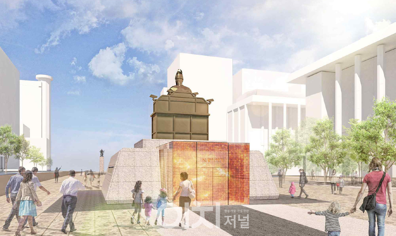 광화문광장 조감도 (자료제공 : 서울시)