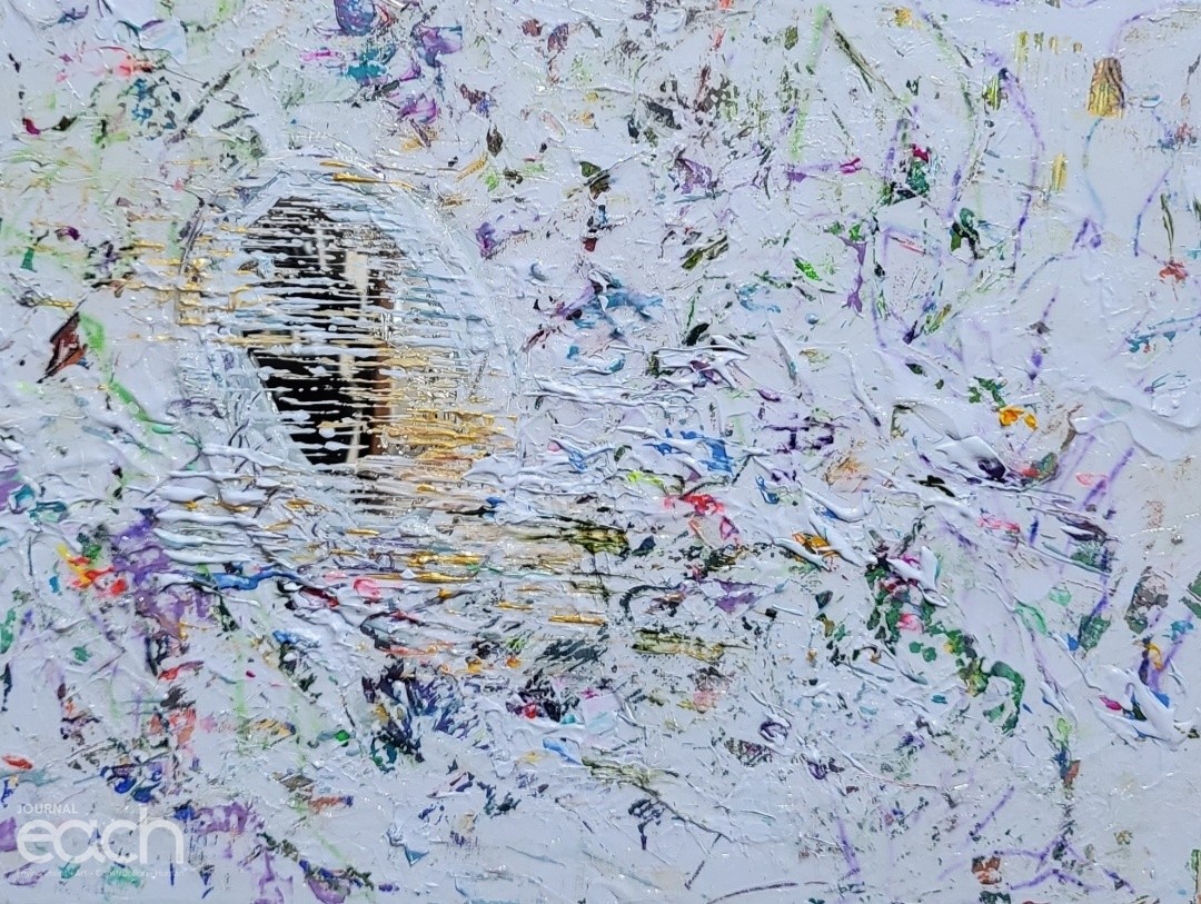 햇살같이 만나꽃잎으로 머물다바람으로 흩어지는흐르는 것들에 대하여 40.9×33.3 Acrylic on canvas