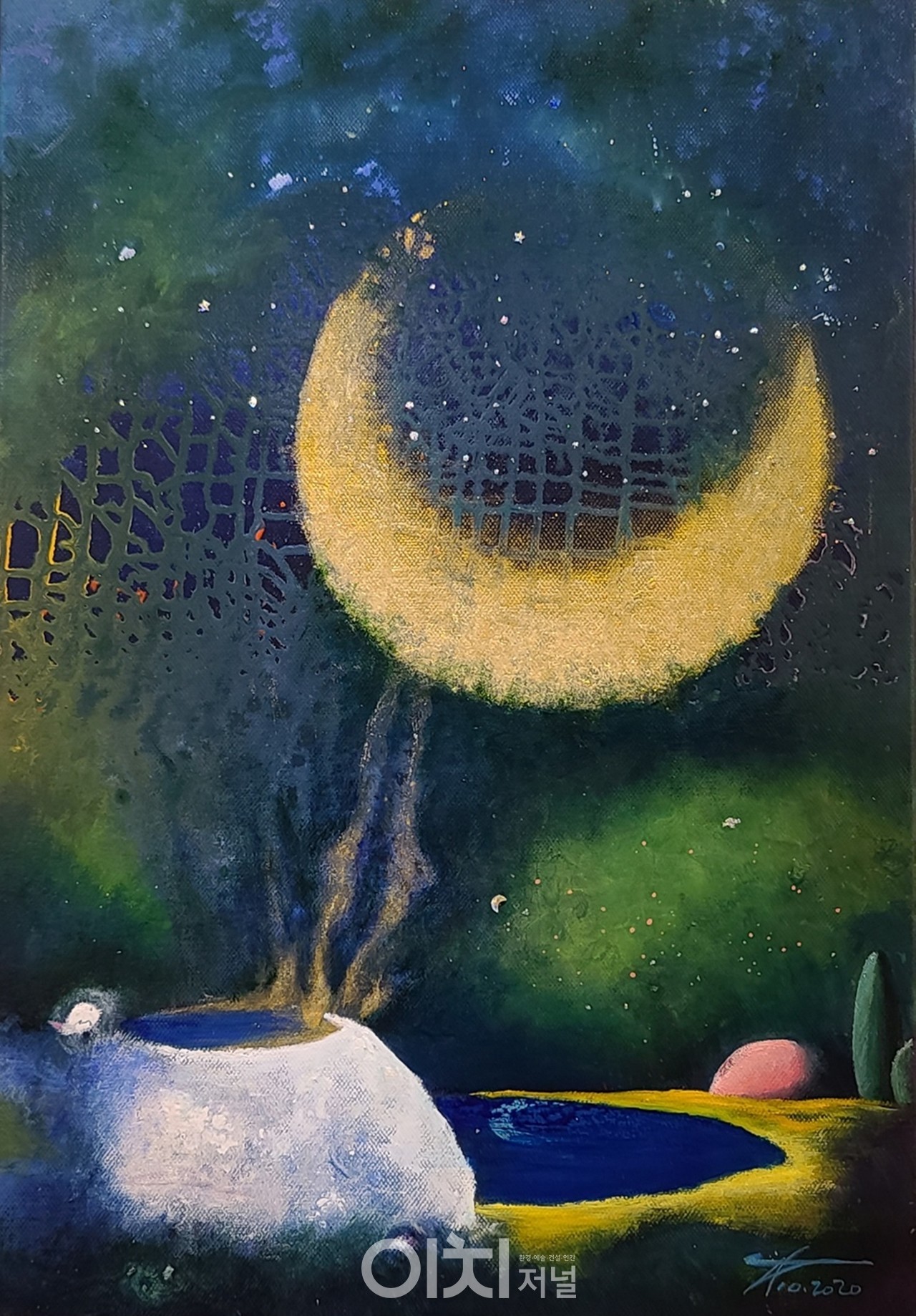 샘솟다 53 * 41 / Urethane of canva