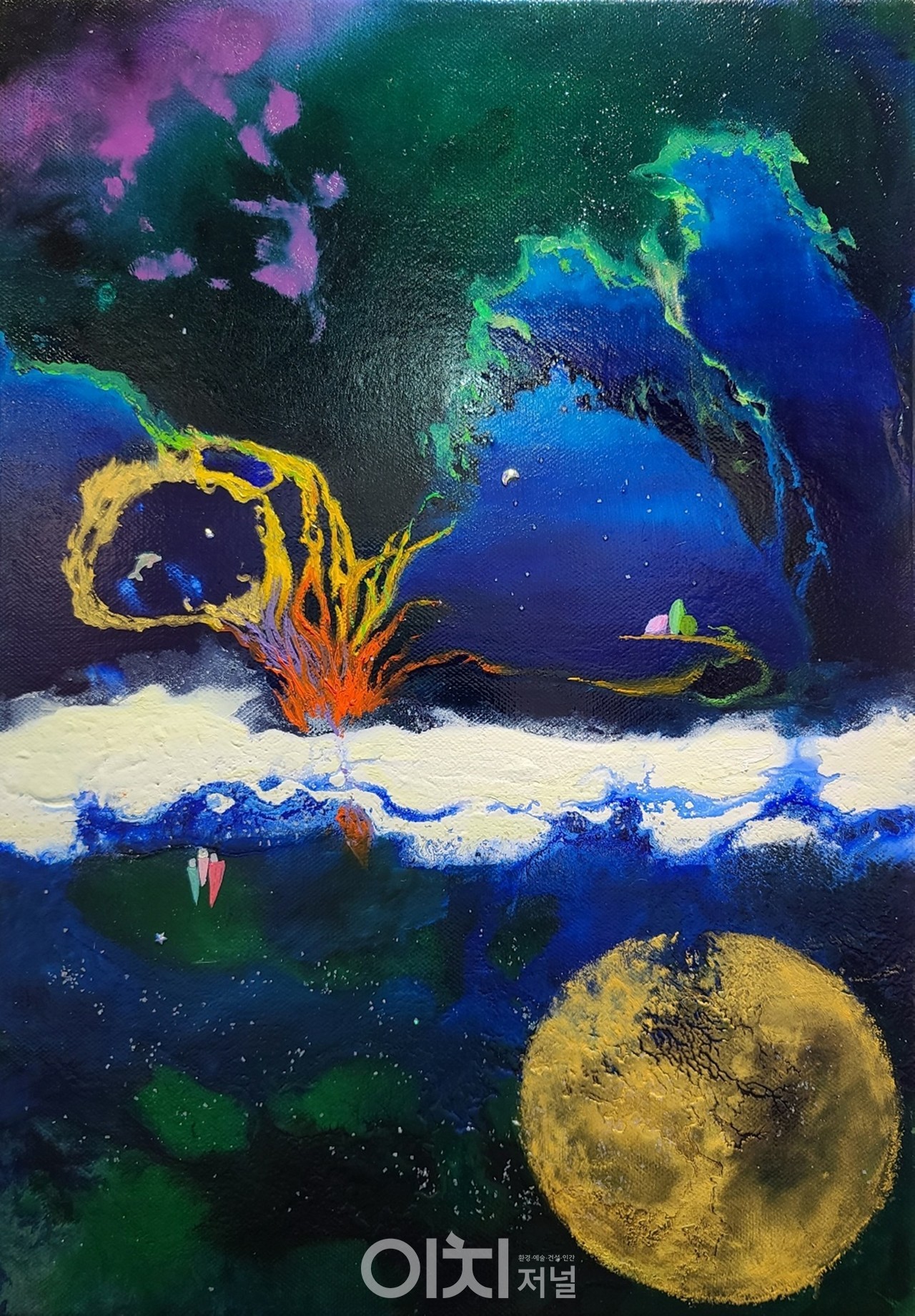 동경 53 * 33 / Urethane of canva