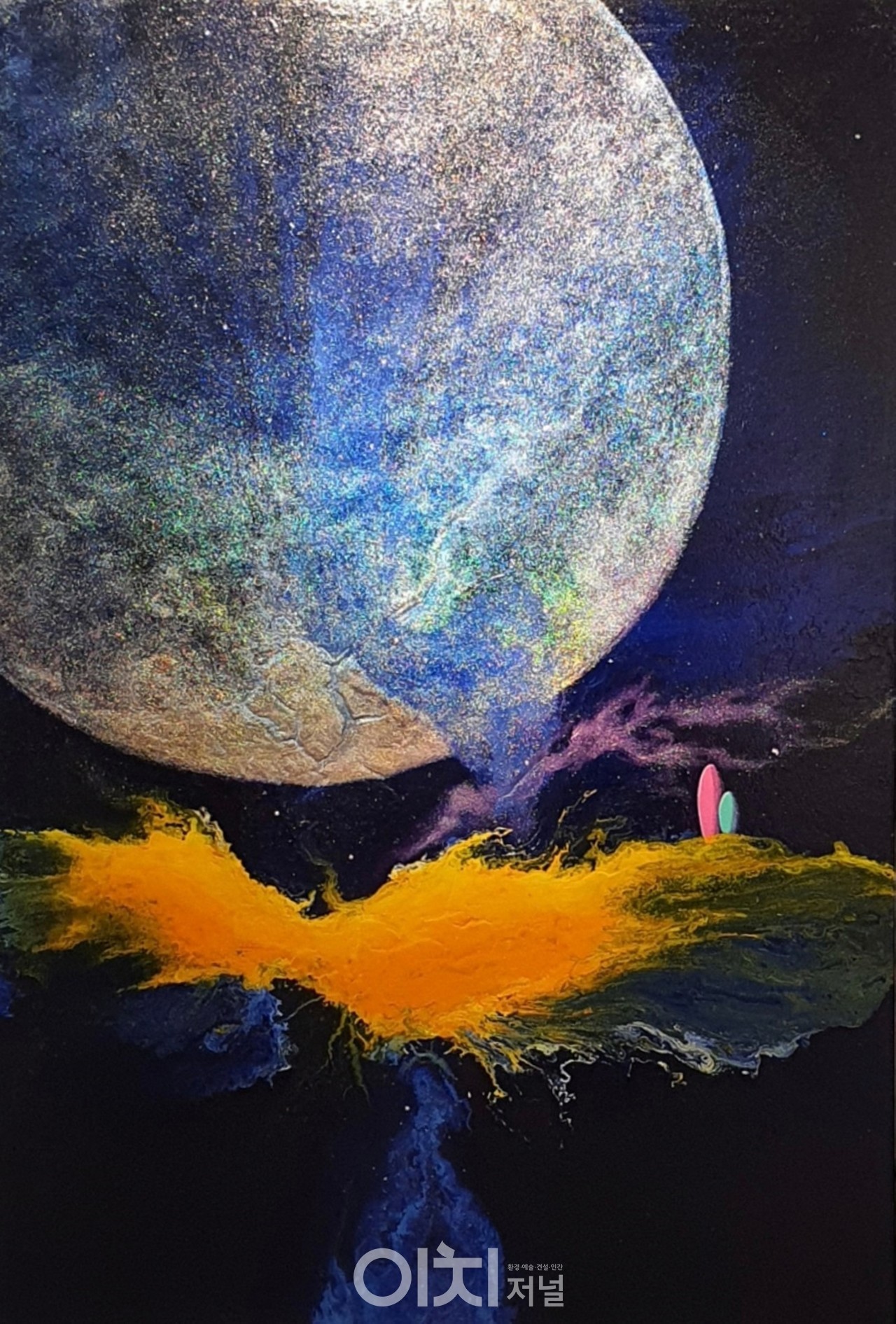 소망을 담아 162 * 97  / Urethane of canva