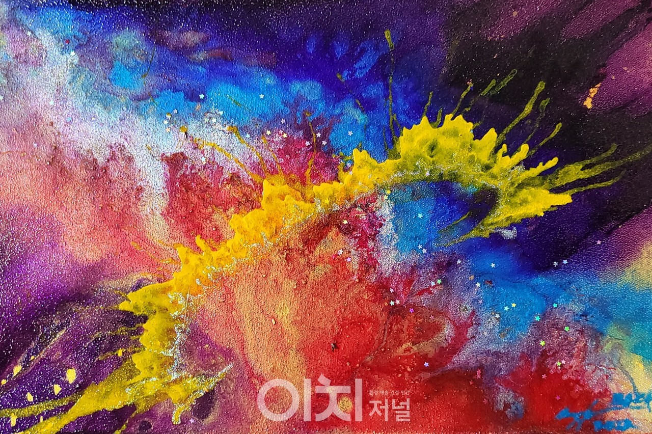별, 퍼지다 41* 28  / Urethane of canva