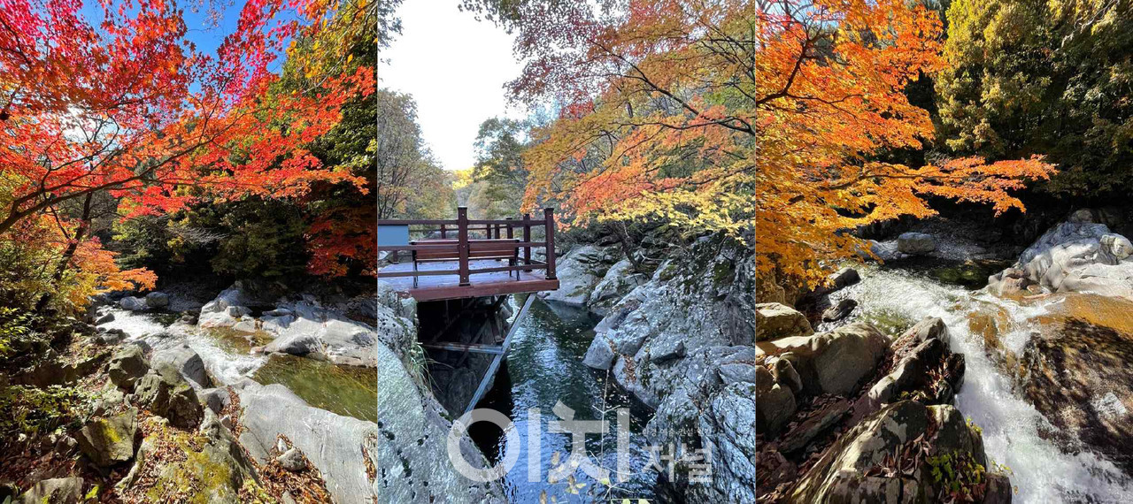 연인산 명품 계곡길의 가을 풍경 (자료제공 : 경기도)