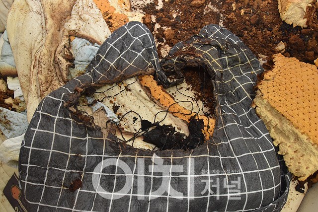 전기장판(전기요) 화재 현장 (자료제공 : 경기도 소방재난본부)