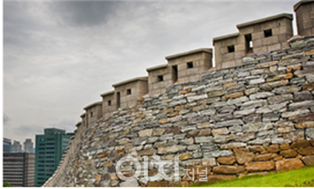 백범광장의 한양도성