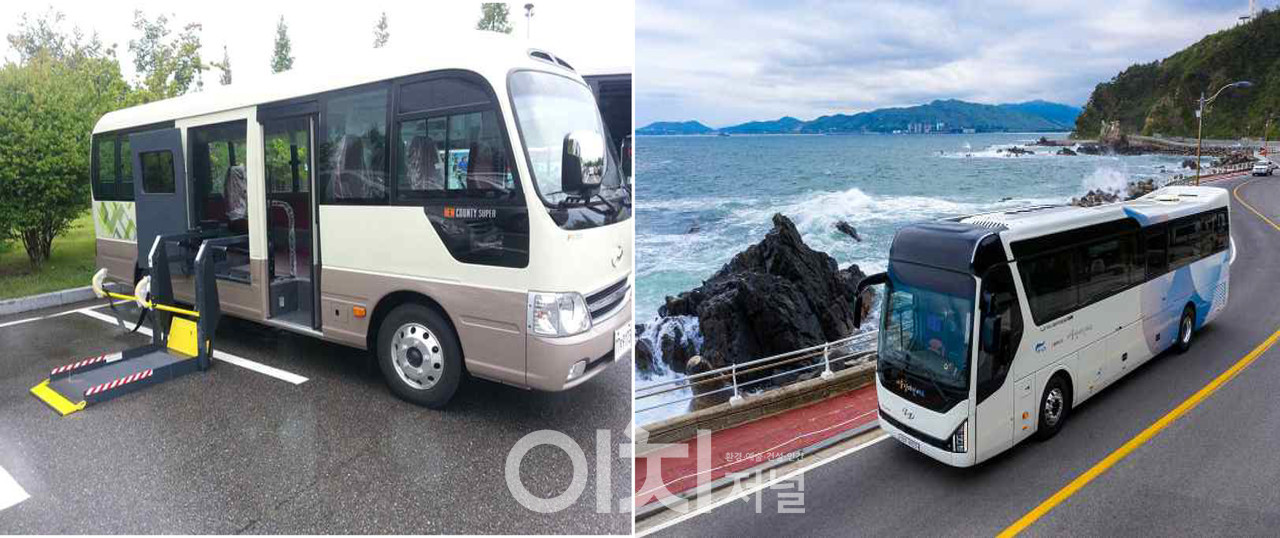 '장애인 서울 근교 나들이' 버스 (자료제공 : 서울시설공단)