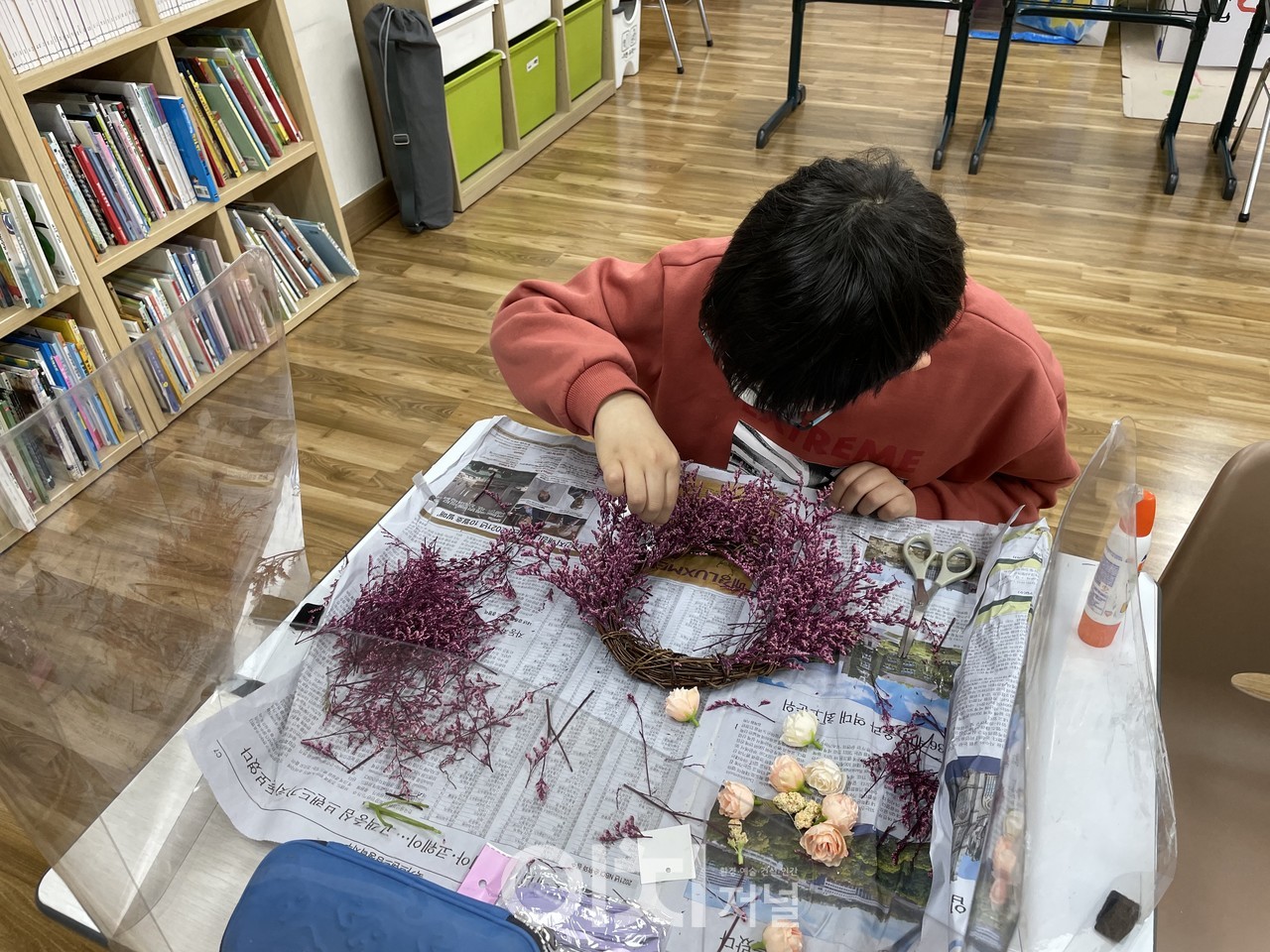 특수학급 치유체험 프로그램 (자료제공 : 경기도농업기술원)