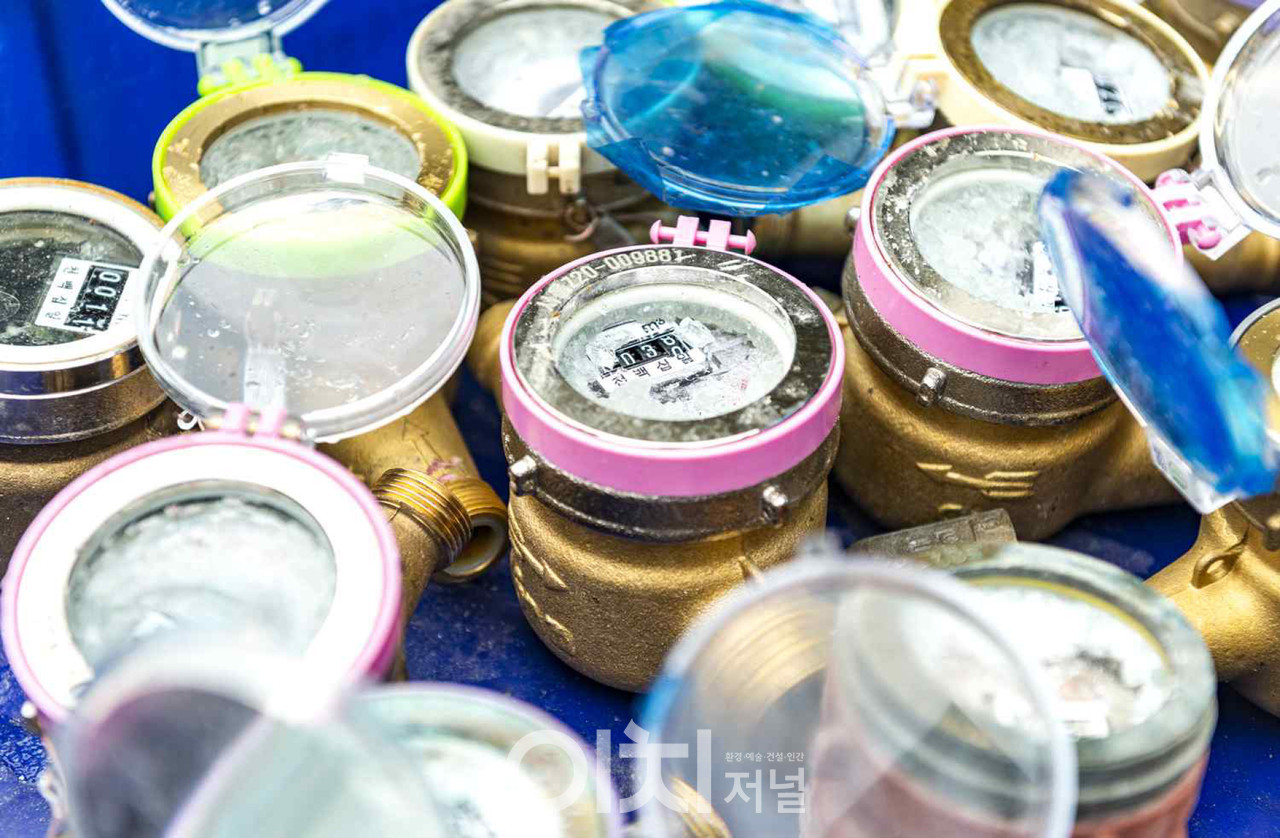동파된 수도계량기 (자료제공 : 서울시)