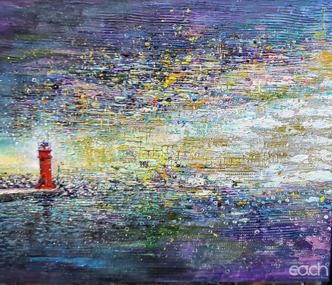 light 53.0×45.5 mixed media on canvas 2022