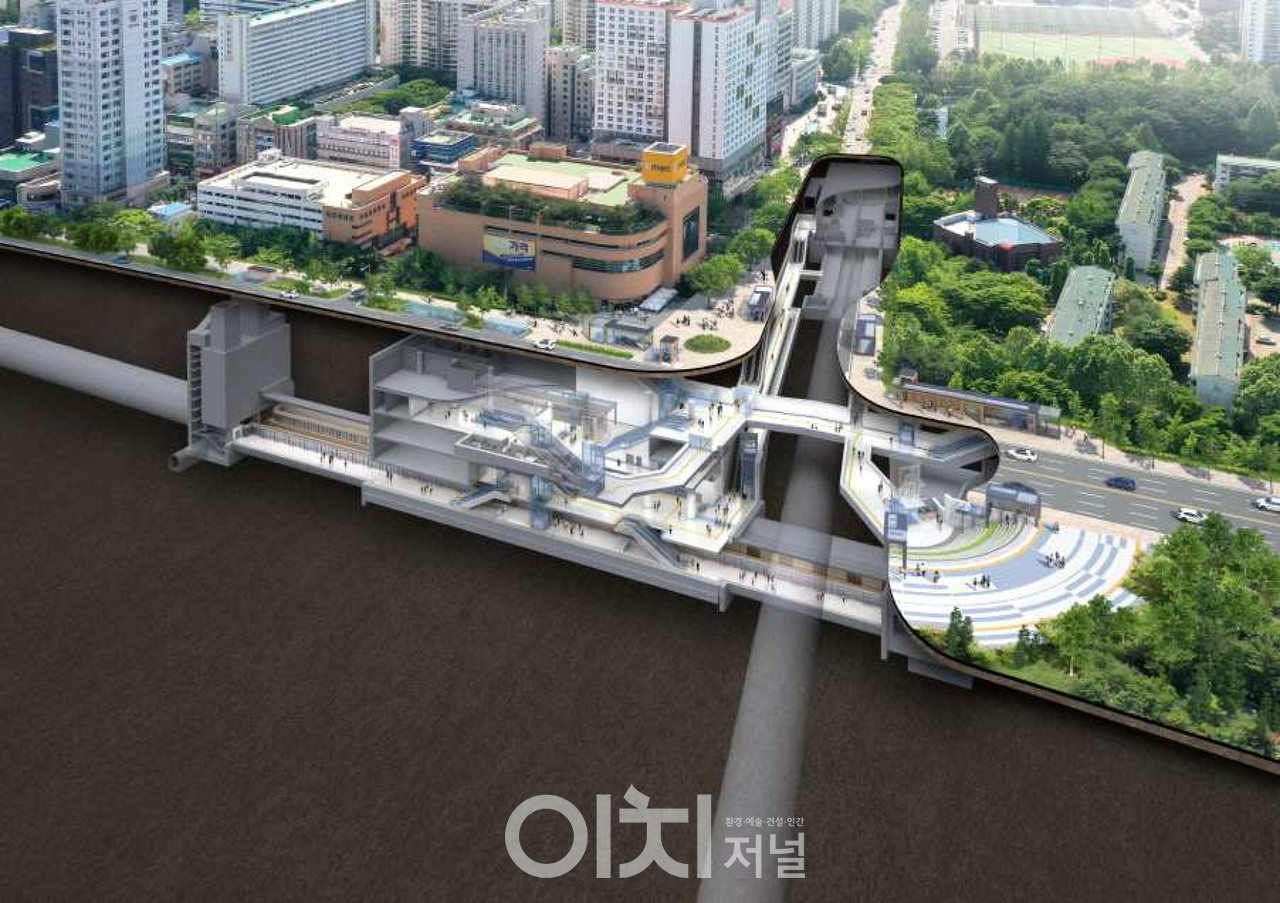 941정거장 투시도 (자료제공 : 서울시)