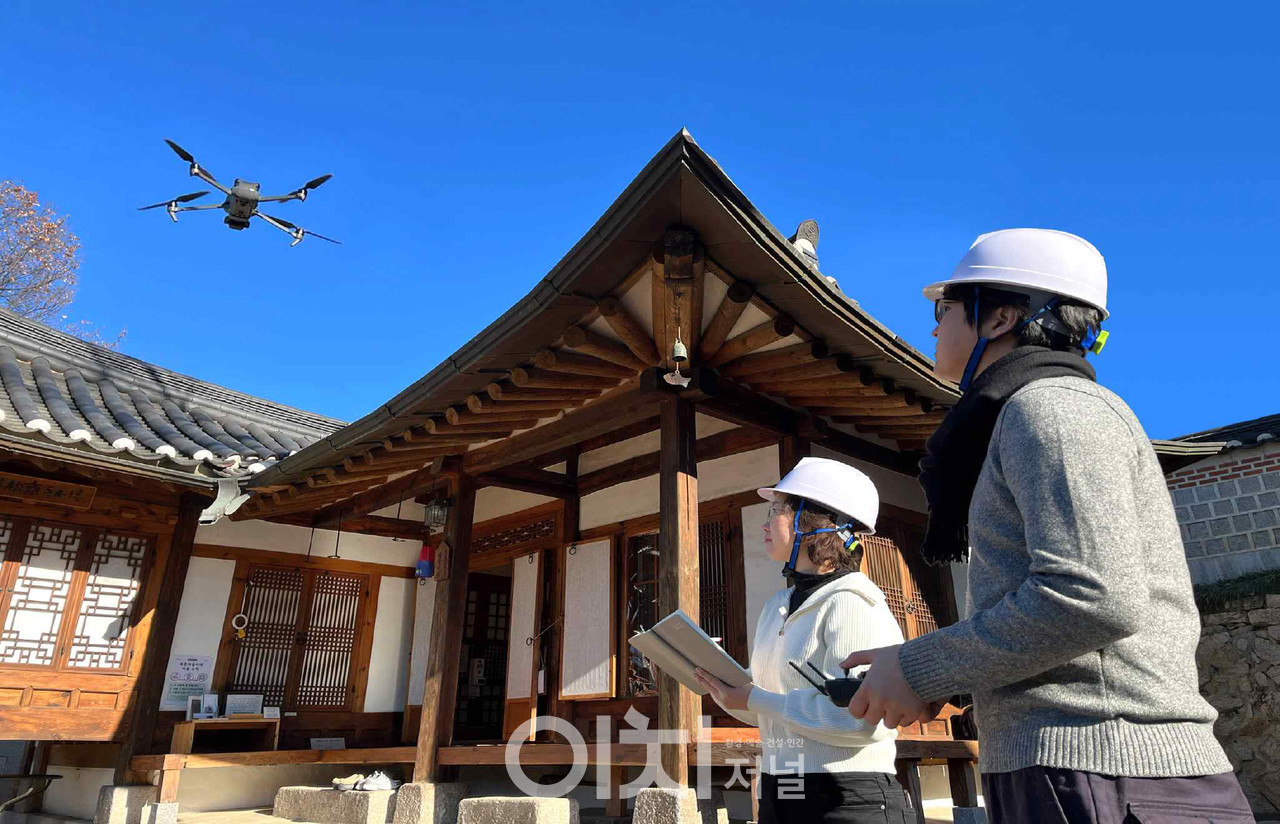 '한옥출동119' 드론촬영 (자료제공 : 서울시)