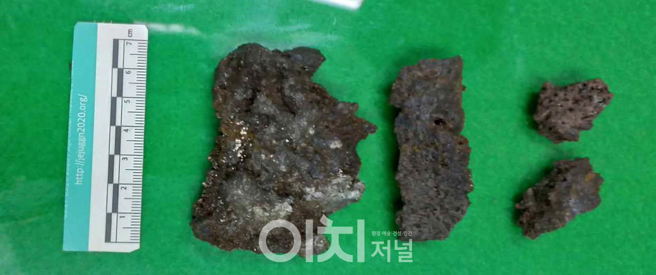 제주 만장굴 낙석 (자료제공 : 제주특별자치도)