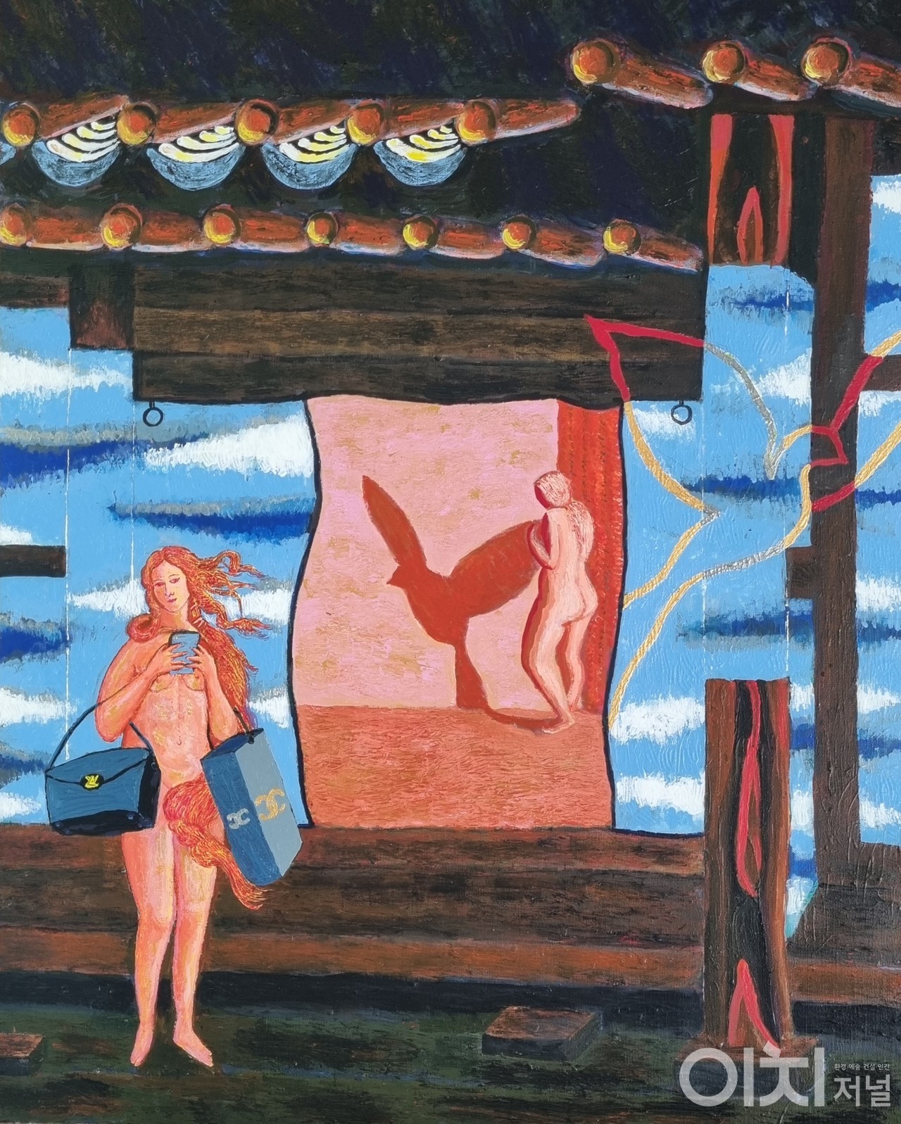 아프로디테와 천사 30호 Acrylic on canvas 2023