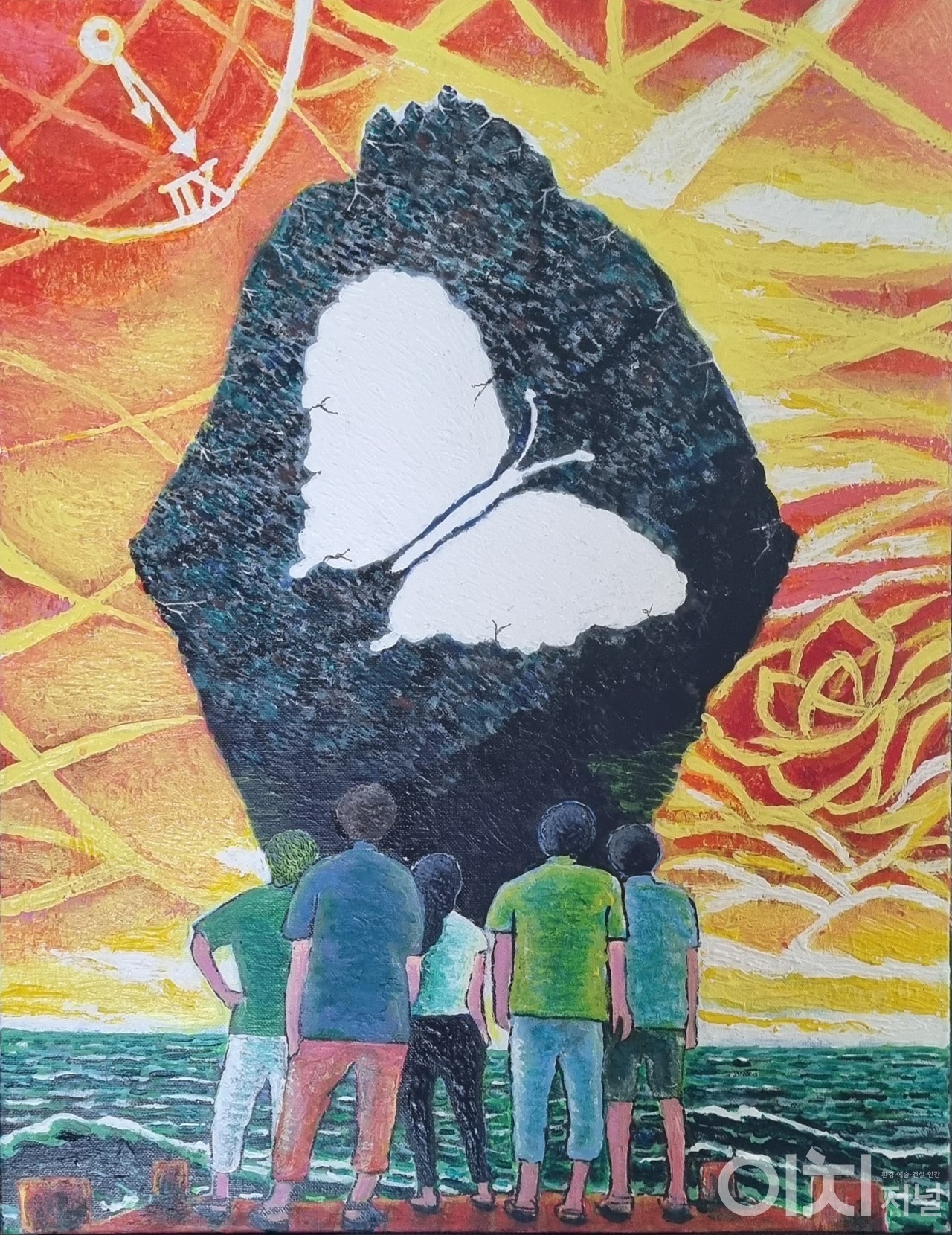 지구 종말 1분전 10호 Acrylic on canvas 2023