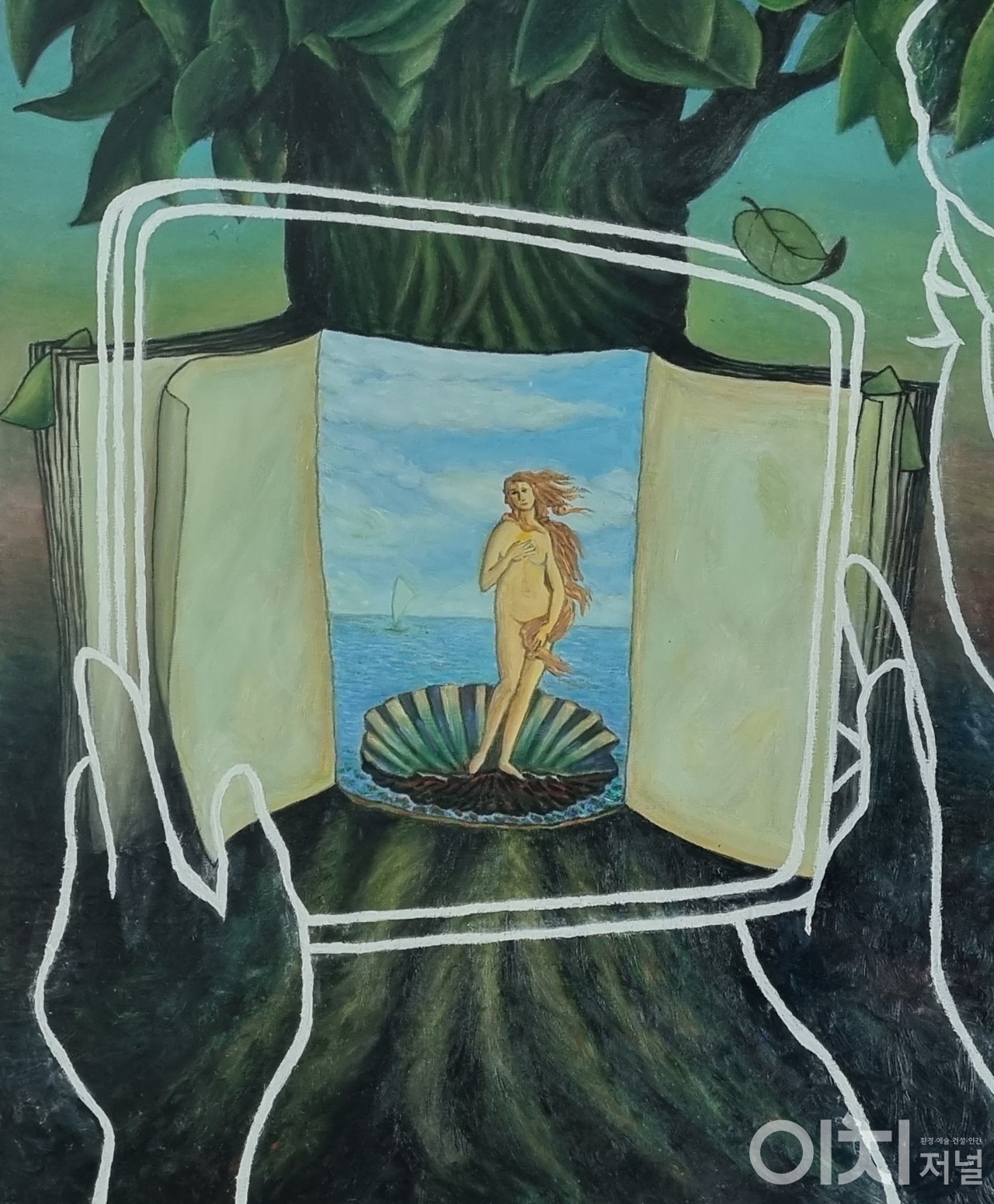 VR의 탄생 20호 Acrylic on canvas 2022