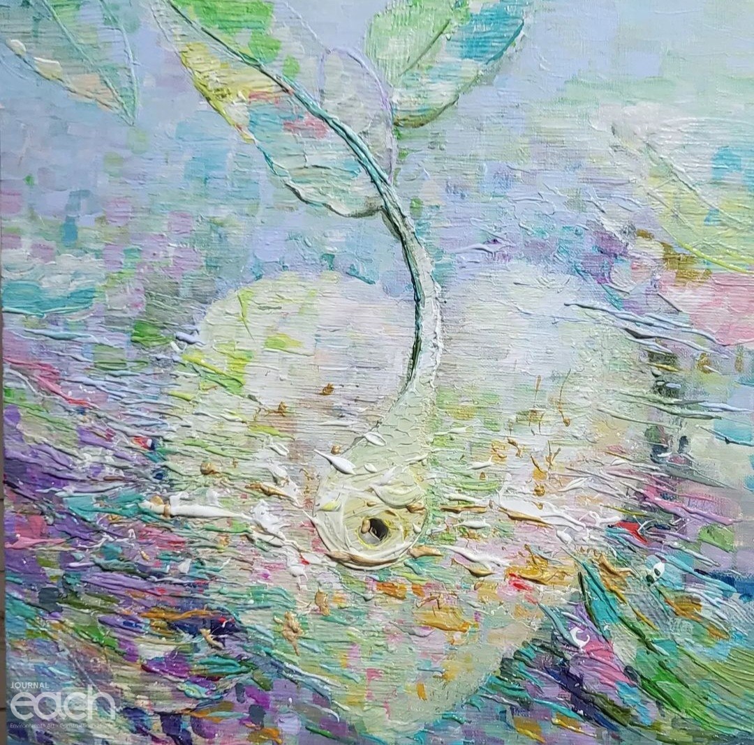 Bloom  45.5×53.0cm Acrylic on canvas