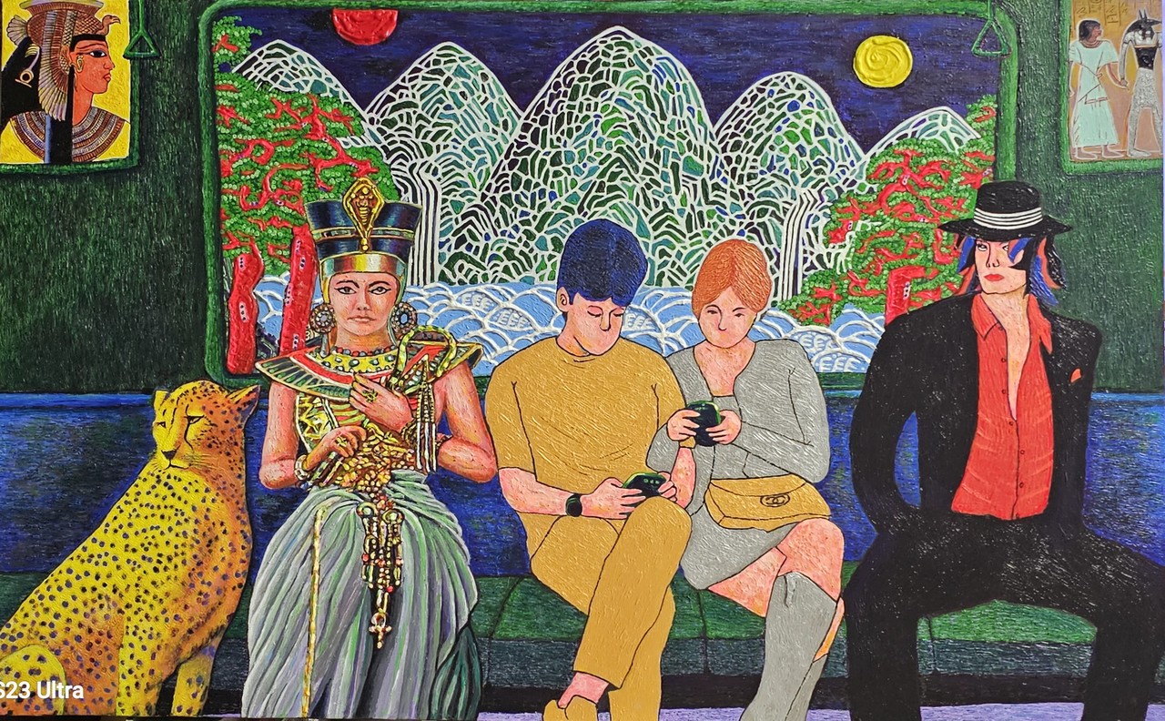 왕의 귀환 116.8×  72cm 아크릴화  2023