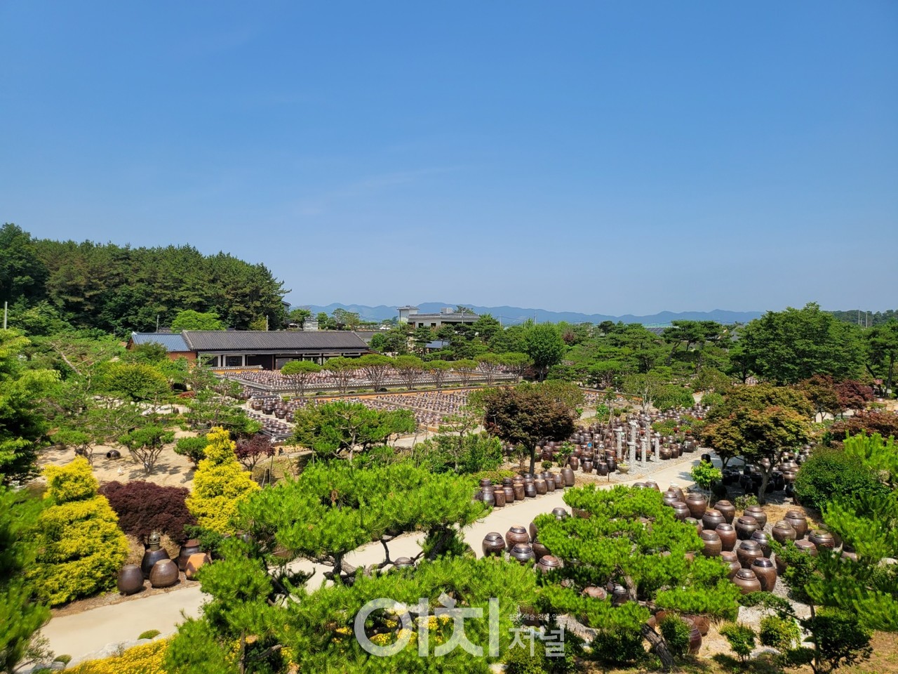 전망대에서 본 고스락 전경