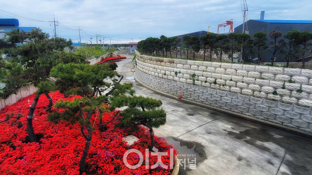 봄이 되면 영산홍이 들어가는 입구부터 반긴다.