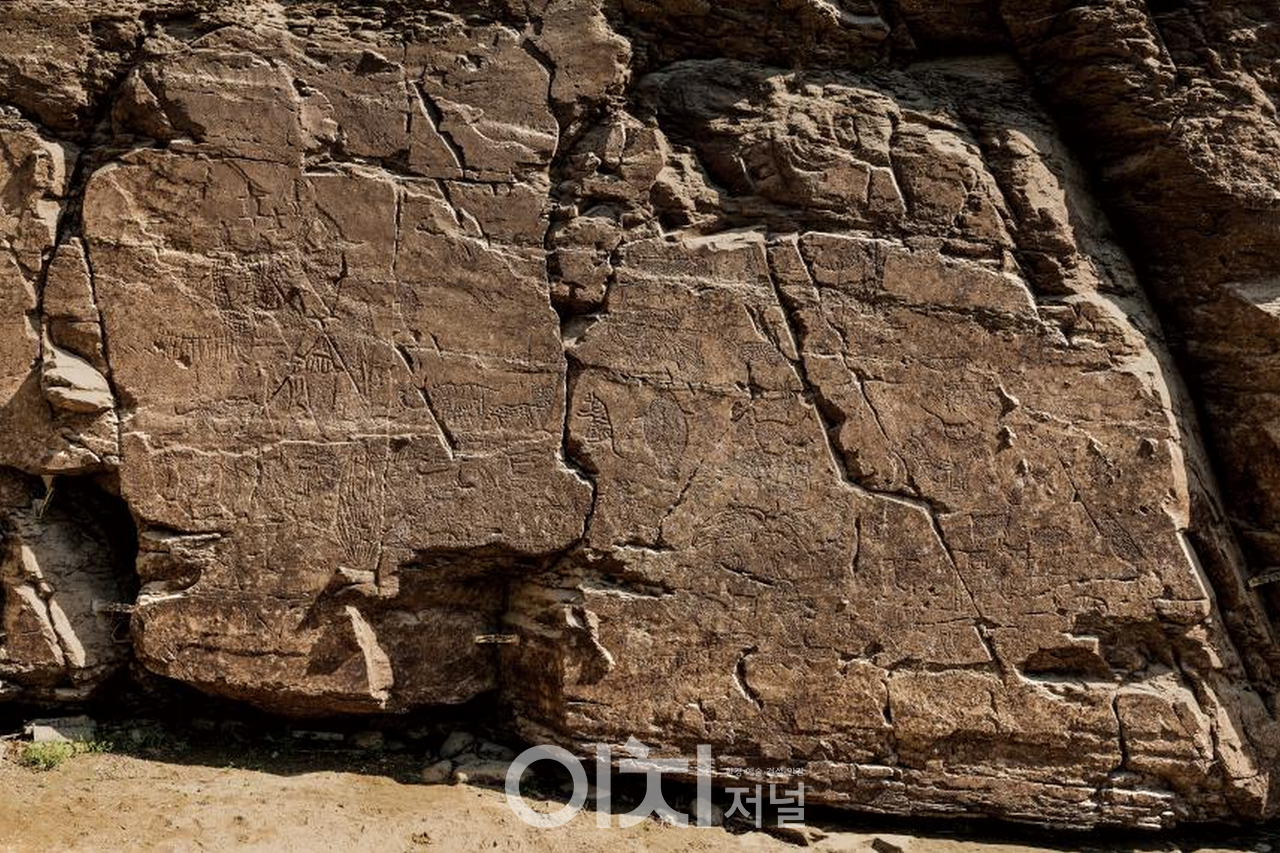 반구천의 암각화 중 울주 대곡리 반구대 암각화