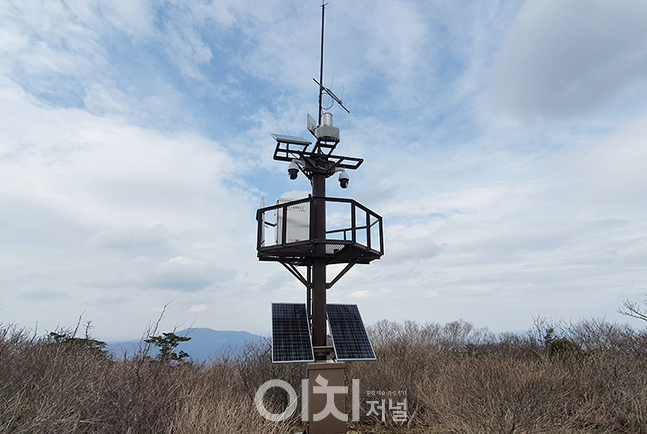 일정 기준 이상의 강우량 관측 시 통제국에 상황을 전송하는 우량국 강우레이더(사진=환경부)