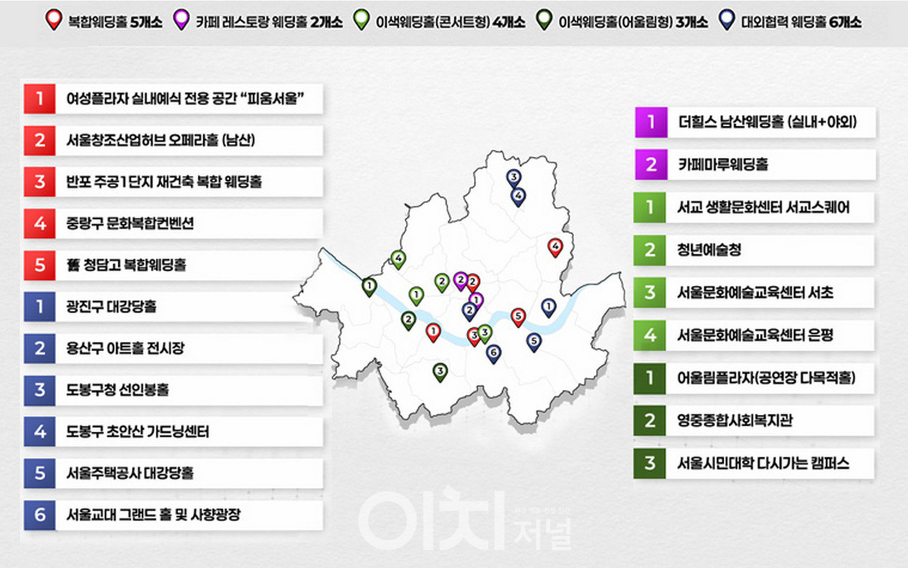 실내 웨딩홀 20곳 확충