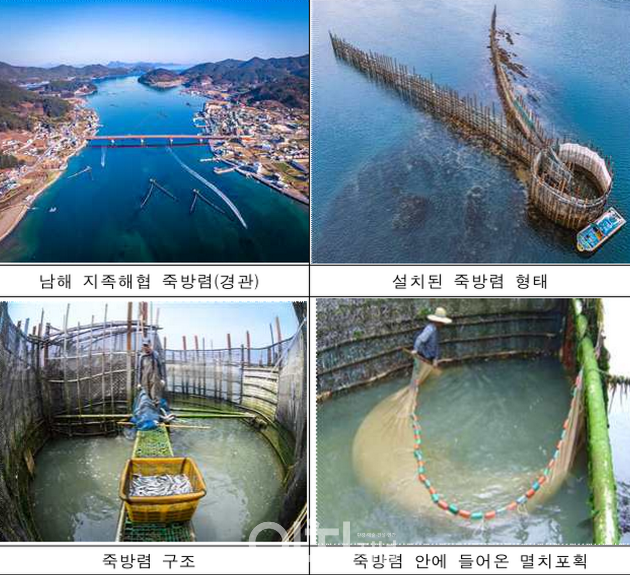 남해 지족해협 죽방렴어업