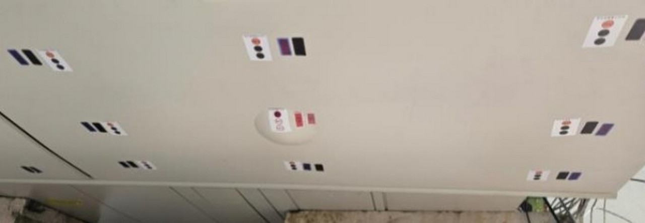 온도감응형 스티커(국토교통부 제공)