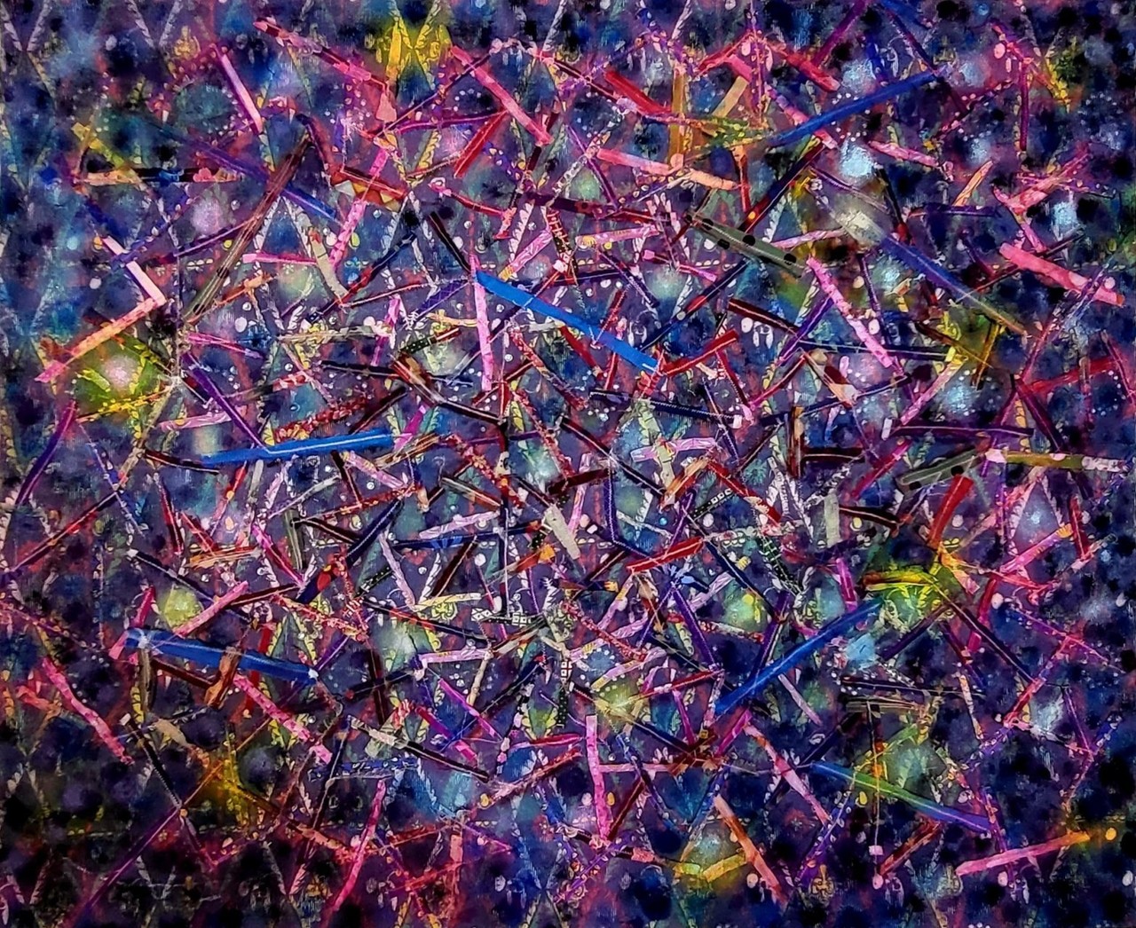 Feel joy  73×61cm  Acrylic on fabric 2024