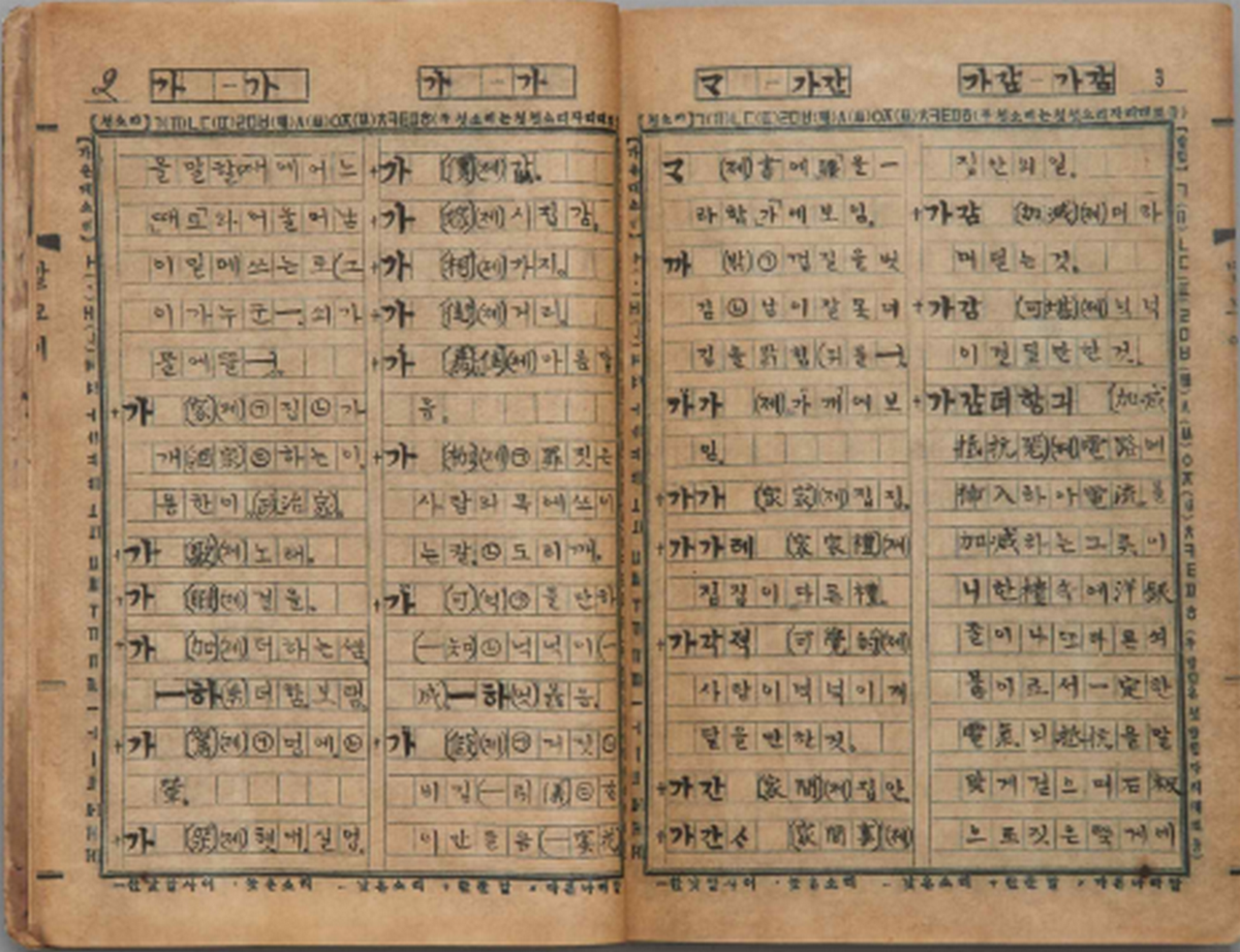 「근대 한국어 사전 원고」 (말모이 원고)